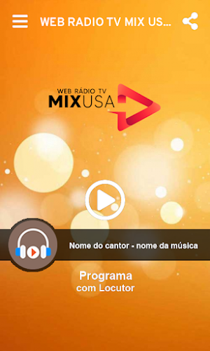 Web Rádio Tv Mix Usa Screenshot 1