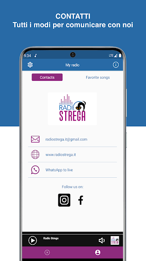 Radio STREGA Screenshot 2