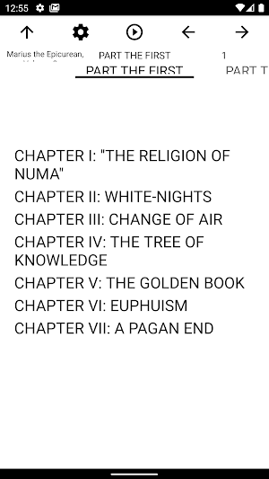 Book, Marius the Epicurean, Vo Screenshot 1
