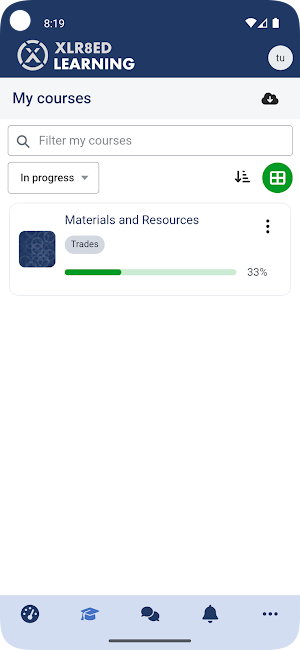 XLR8ed Learning Screenshot 1