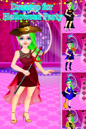 Halloween Girls Makeup Game: Makeover Spa Salon Screenshot 3