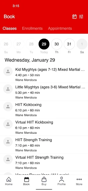 Be Miyghty MMA & Fitness Screenshot 1