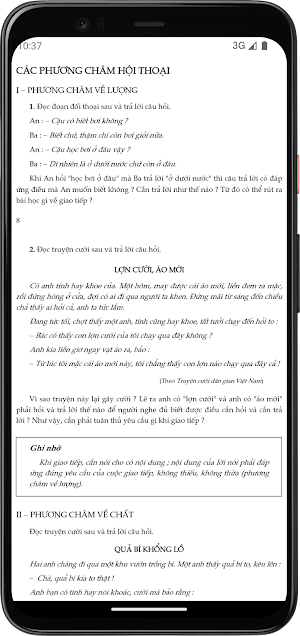 Ngữ Văn Lớp9 Tập một Screenshot 1