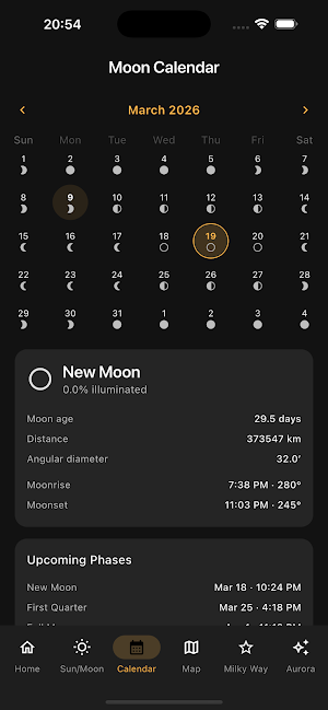 Astro Planner Screenshot 2