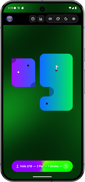 Neon Mini Golf Offline No Wifi Screenshot 2