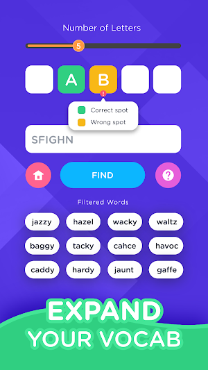 Wordleo: Word Solver, Helper Screenshot 2