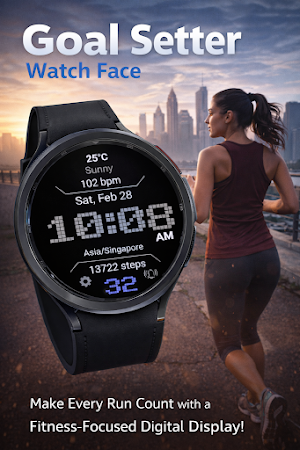 Goal Setter Watch Face Screenshot 1