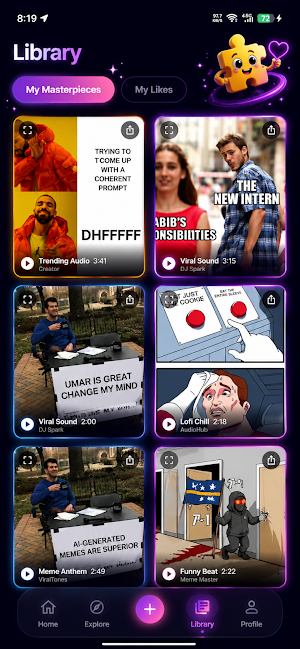 AI Meme Generator: Meme Mind Screenshot 2