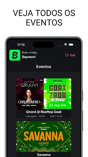 BlackPass - Eventos e Shows Screenshot 0