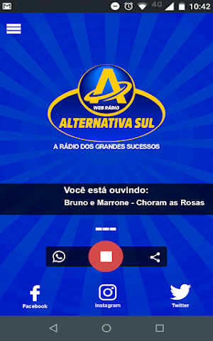 Web Rádio Alternativa Sul Screenshot 1
