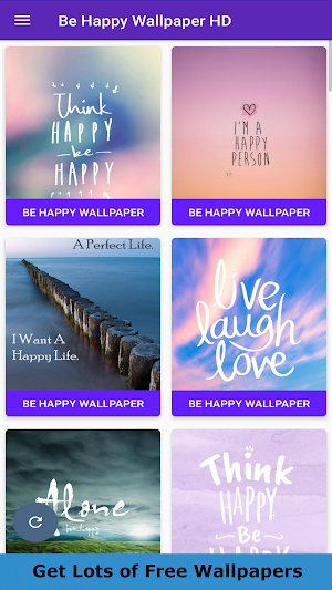 Be Happy Quotes Wallpaper 4K Screenshot 0