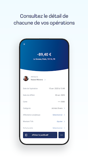 Carte Corporate BRED Screenshot 3