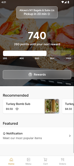 ALICEA'S NY BAGELS Screenshot 0