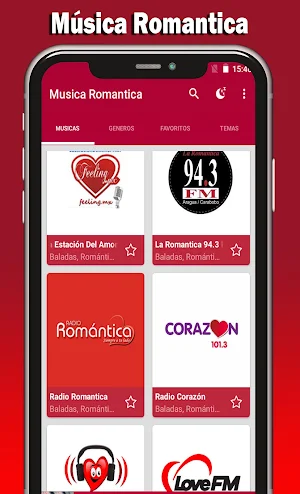 Musica Romantica Screenshot 1