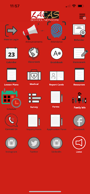 LACAS School Network Screenshot 0