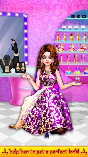 Indian Celebrity Fashion Doll Diwali Celebration Screenshot 3
