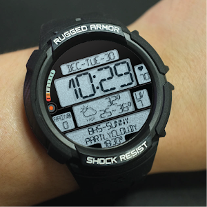 Heavy Digital Watch Face Screenshot 0