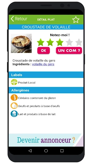 Qui Dit Miam! Qu'est ce qu'on mange à la cantine ? Screenshot 3
