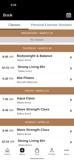 Move Noosa Health Club Screenshot 1