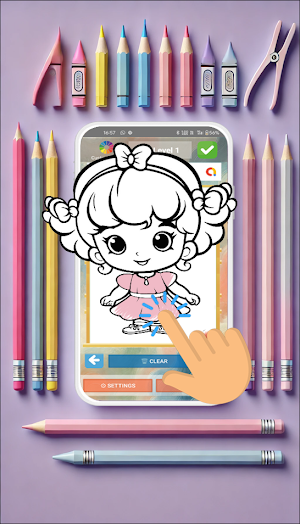 Cute Doll Paint Screenshot 2