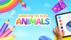 Coloring Games for Kids Animal Screenshot 0
