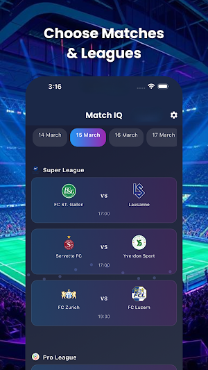 MatchIQ: Ai Soccer Predictions Screenshot 0