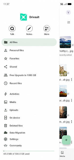 Drivault Screenshot 1
