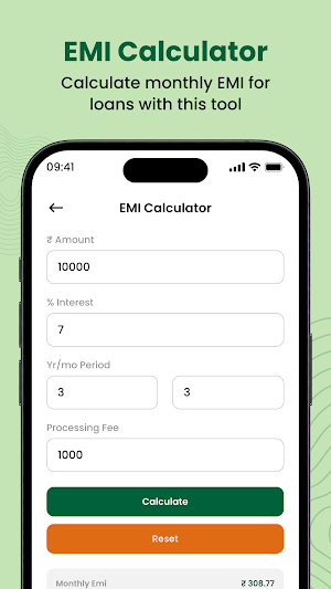 Aadhar Me EMI Loan Calculator Screenshot 1