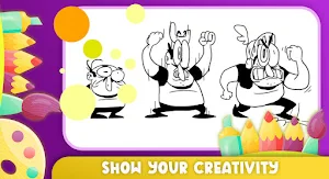 Pizza Tower - coloring pages Screenshot 1