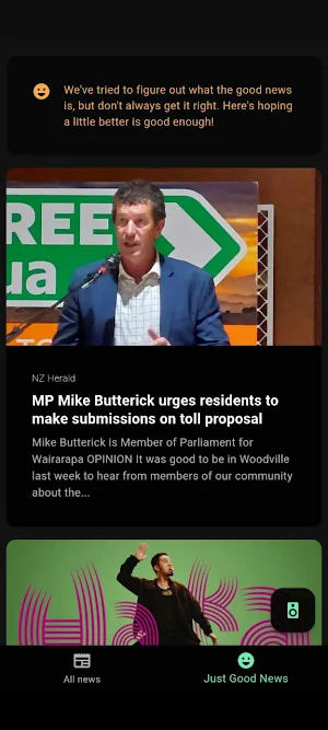 NZ News Feed Screenshot 1