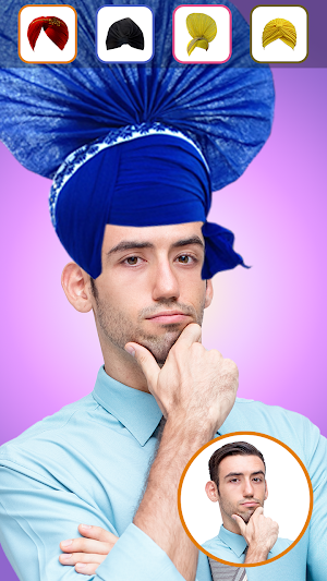 Punjabi Turbans Photo Editor Screenshot 2