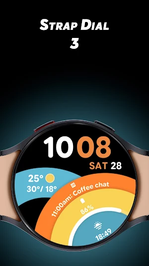 Strap Dial 3 - Watch face Screenshot 0