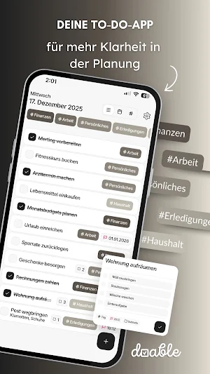 Todo Liste App - Doable Screenshot 0