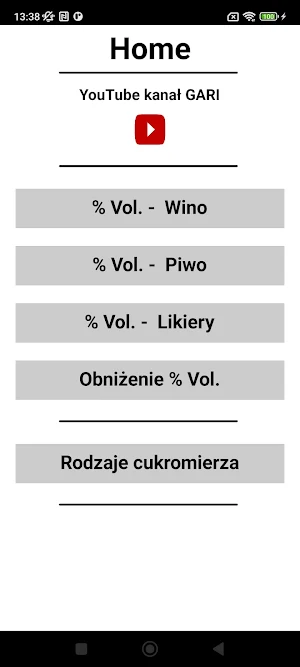 Obliczanie zawartości alkoholu Screenshot 3