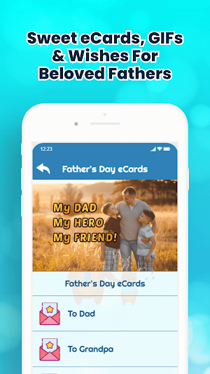 Father’s Day Cards Wishes GIFs Screenshot 2