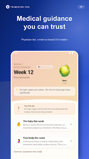 Trimester Pro: Pregnancy App Screenshot 1