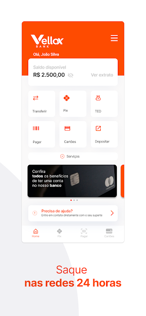 Vellox Bank Screenshot 1