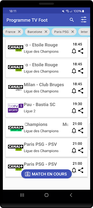 Programme TV Foot Screenshot 1