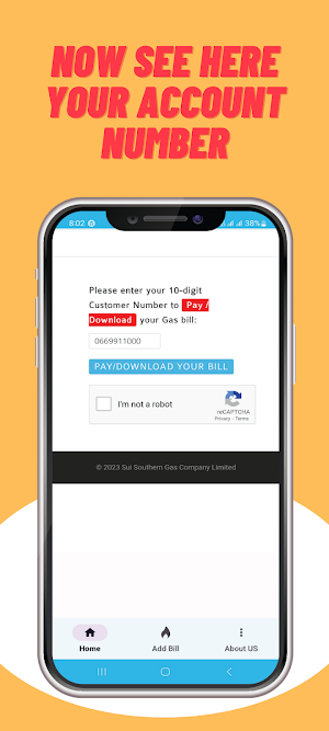 Gas Bill App For SSGC Screenshot 2