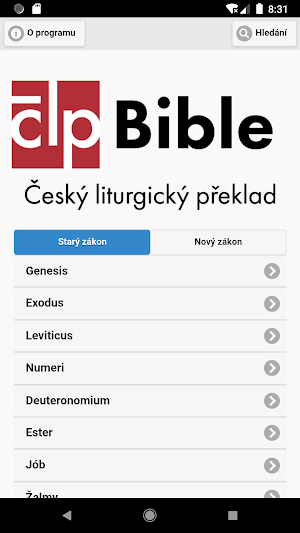 Bible, Český liturgický překlad Screenshot 0