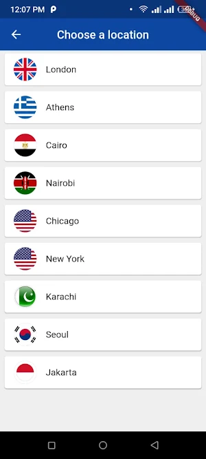 World Time App Screenshot 0