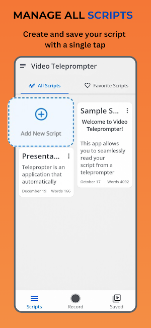 Prompter: Video Teleprompter Screenshot 1
