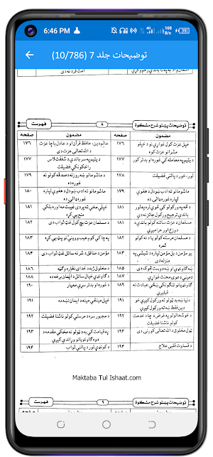 توضیحات پشتوشرح مشکوٰۃ Screenshot 3