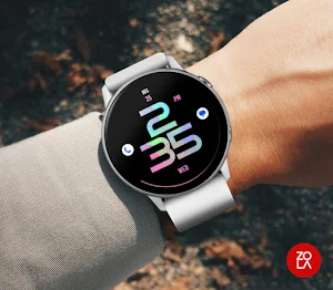 Stylish Happy Watch Face Screenshot 2