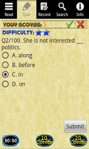 English Grammar – Preposition (free) Screenshot 1