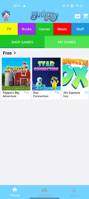 Blueberry App Screenshot 0