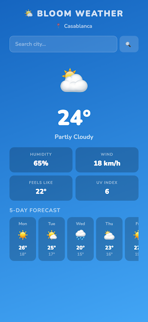 BLOOM Weather Screenshot 0