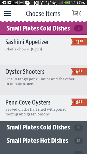 Nijo Sushi Bar & Grill Screenshot 2