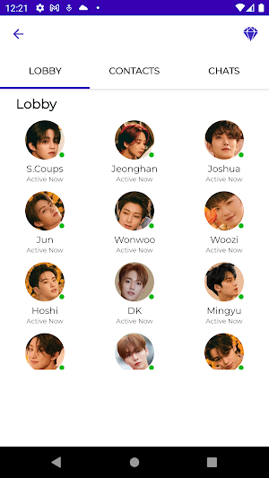 Seventeen Fake Video Call Screenshot 2