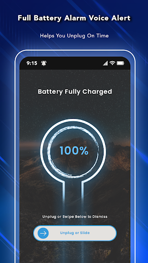 Full Battery Charge Alarm Screenshot 0